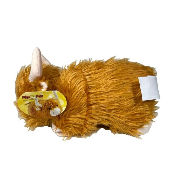 Pillow Pets Highland Cow 16" Pillow Pals Plush - Picture 5 of 16